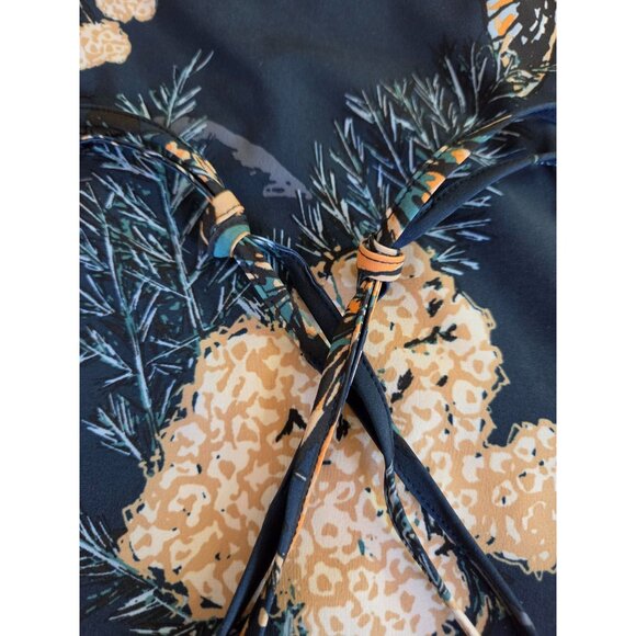 Columbia Women's XXL Sleeveless Floral Bird Print Bogata Bay Dress Omni-Shield - Picture 4 of 16